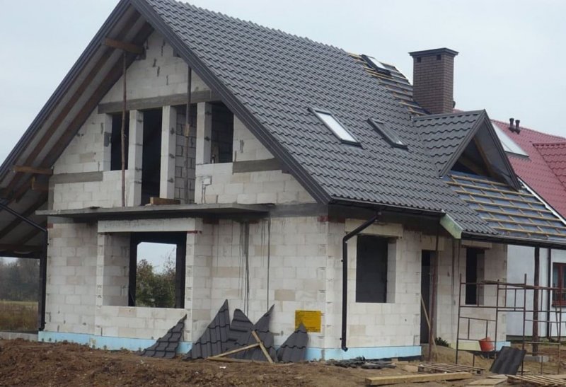 Частный дом из газобетона