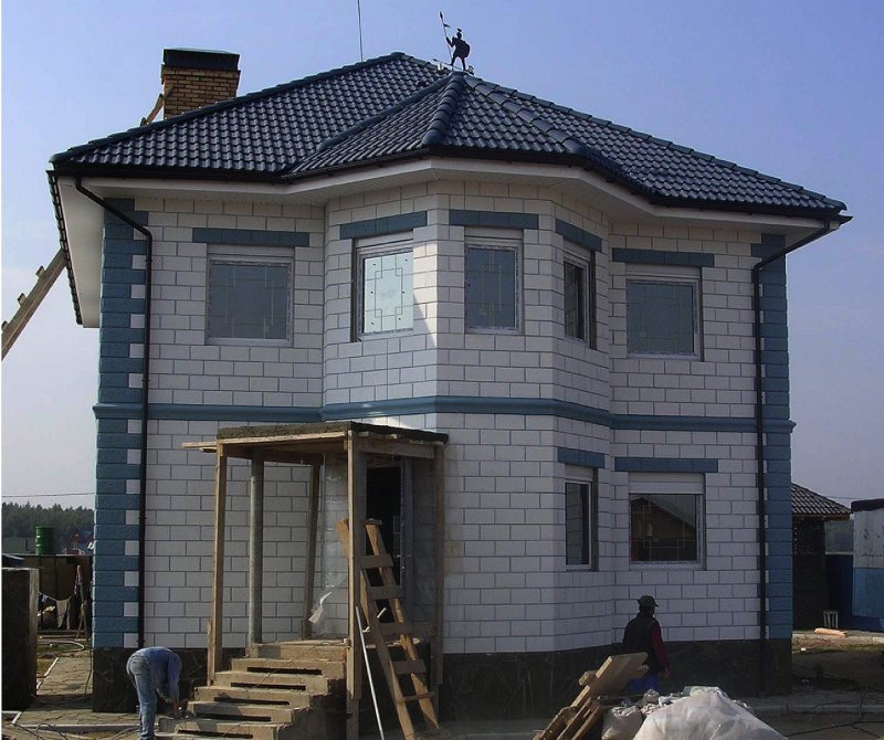 Дом из блоков