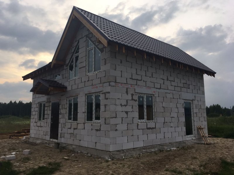 Домик из газобетона