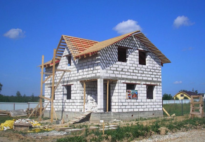 Дом с газоблока