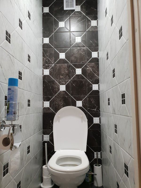 Отделка туалета в панельном доме