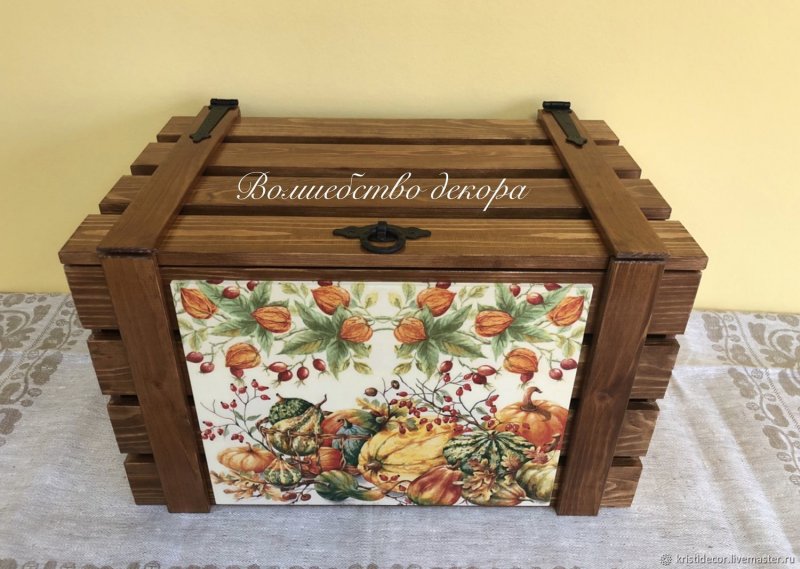 Дизайнерские ящики из дерева