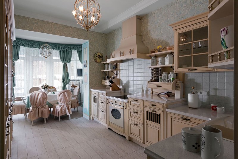 Кухня в стиле французский Прованс