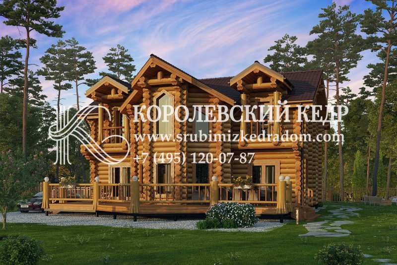 Дом из сибирской лиственницы