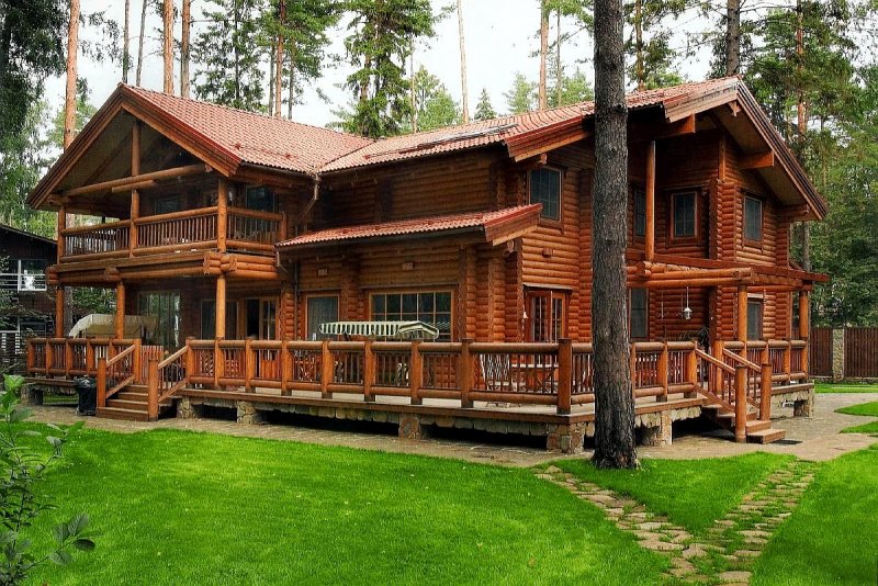 Проект бревенчатого дома Kontio Linum