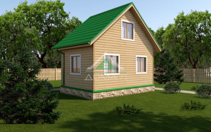 Дачный домик 6х4