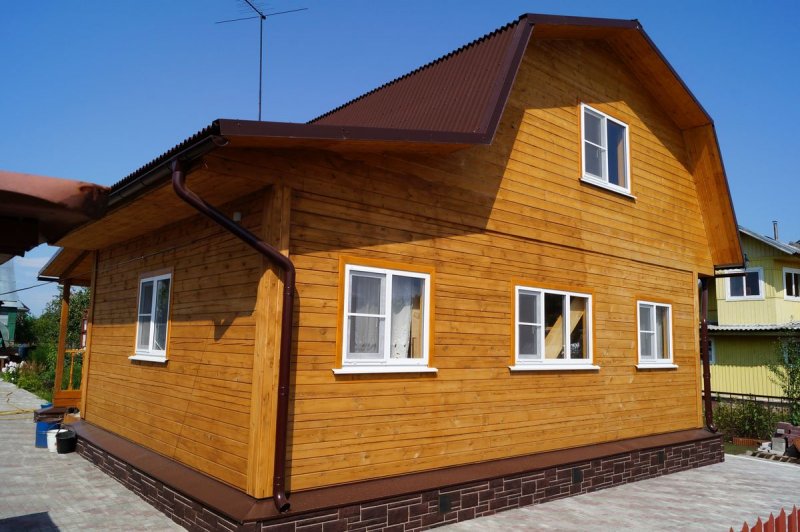 Достройка дома из бруса