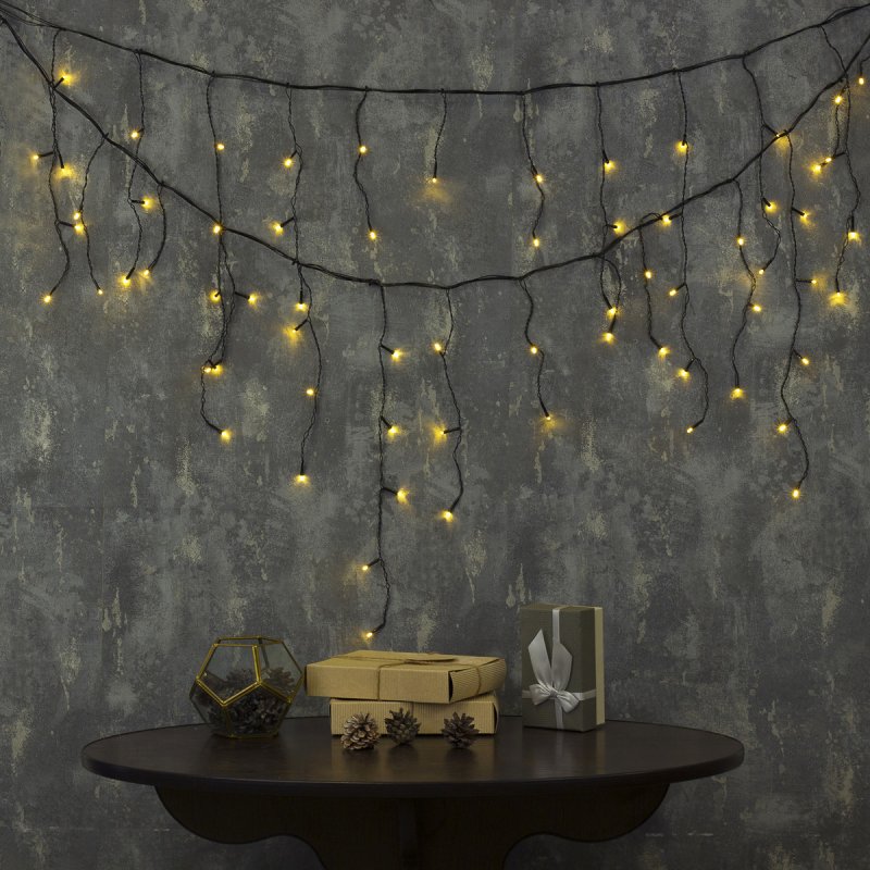 Бахрома, 80led, 3x0,5м,0,7м