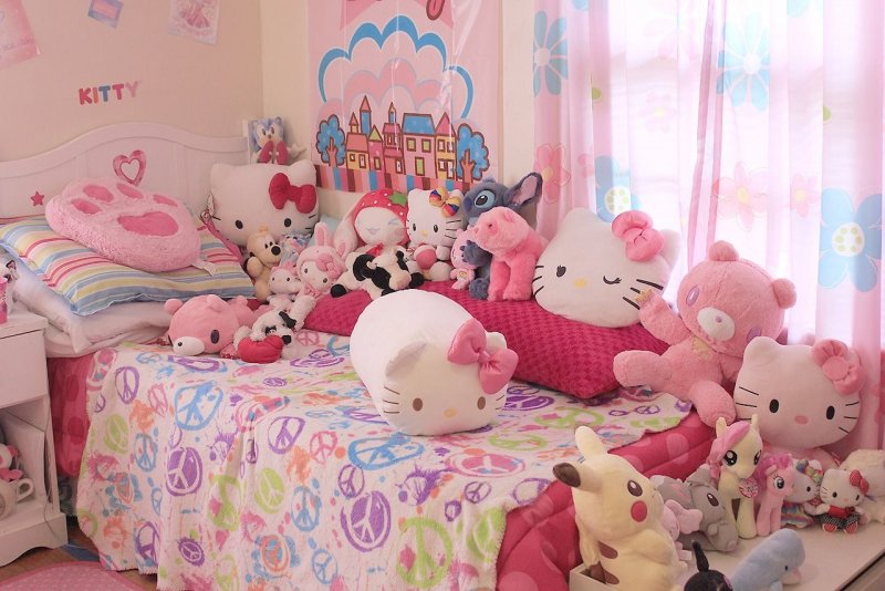 Комната Kitty kawaii