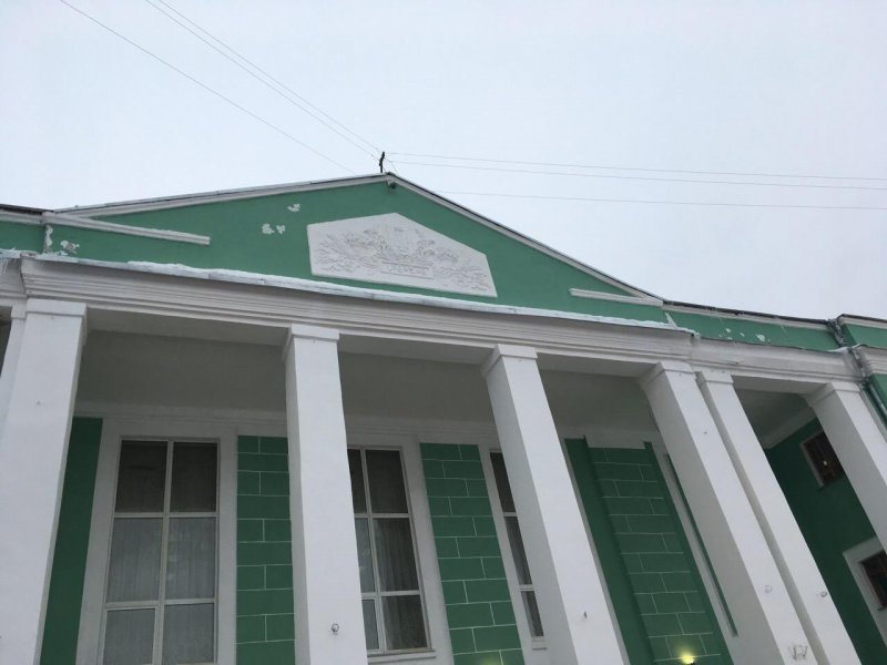 Фасад дом культуры в Селиванихе