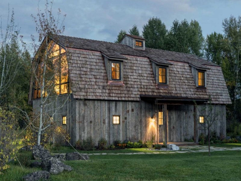 Дом-сарай Barn House внутри