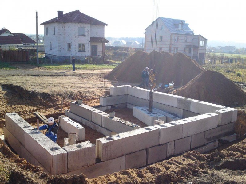 Блок ФБС подошва