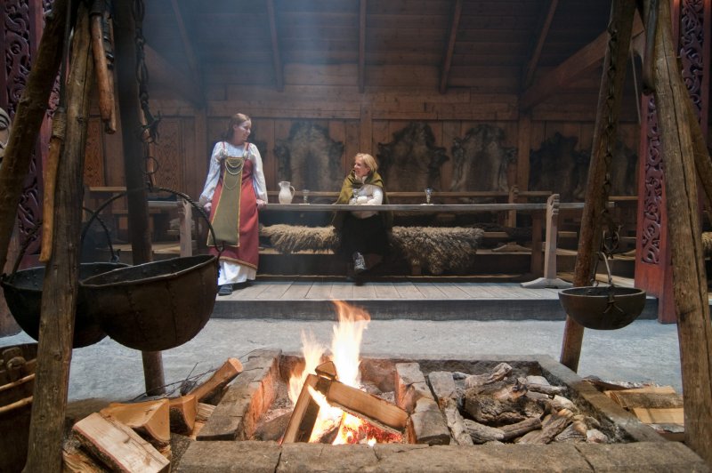«Жилище викингов в музее викингов Лофотр / Lofotr Viking Museum(Швеция)»