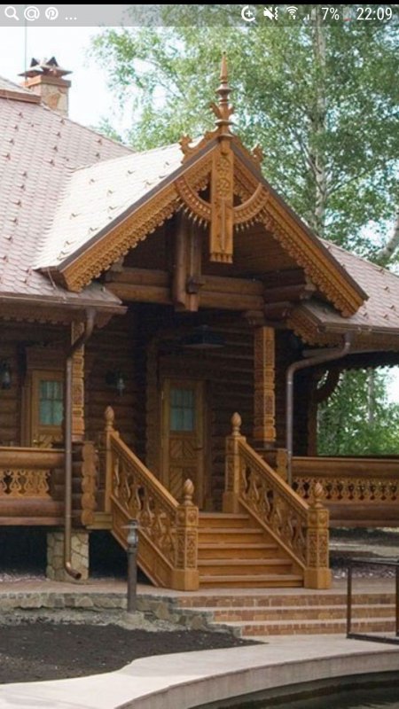 Крыльцо избы