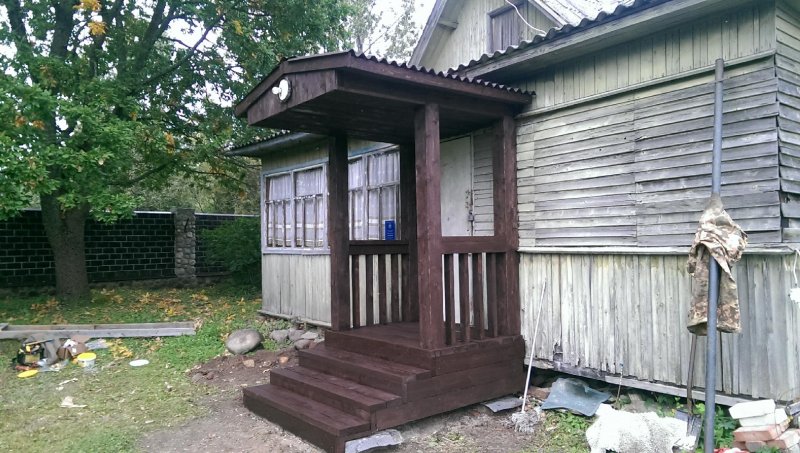 Вторая жизнь старого крылечка