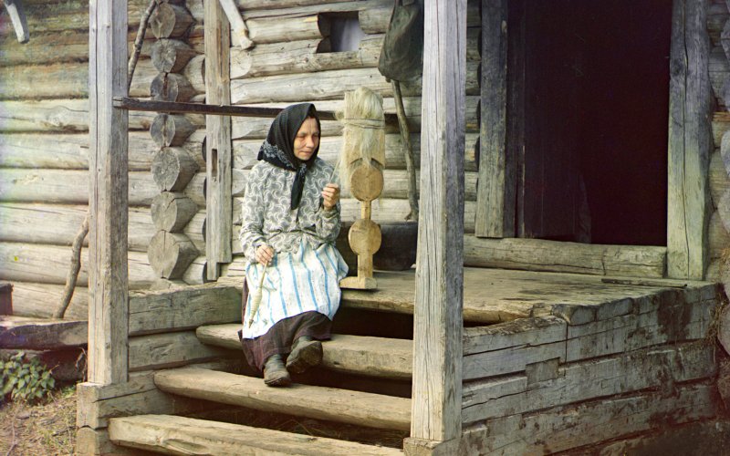 Проскудин Горский прялка
