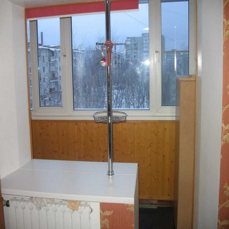 Утепленный балкон на кухне