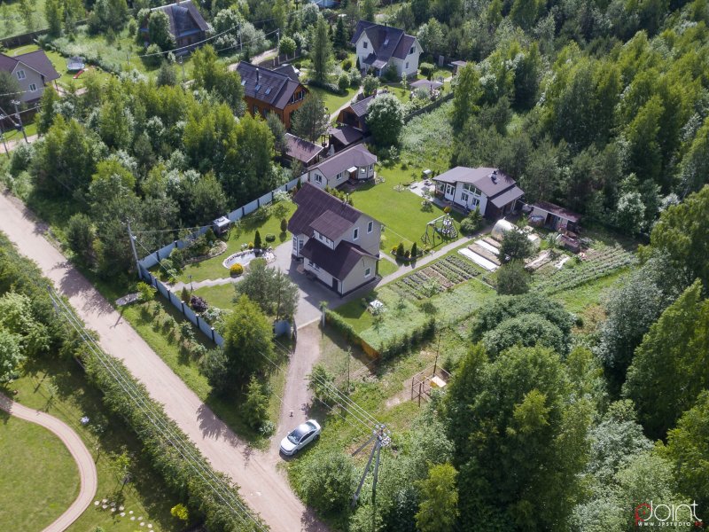 Загородный дом с квадрокоптера