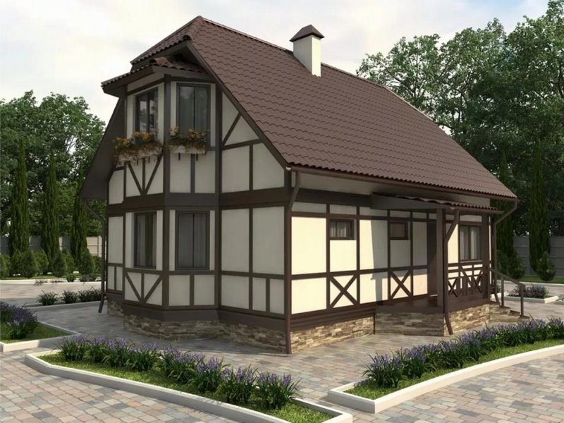 Фахверк фахверк фасад
