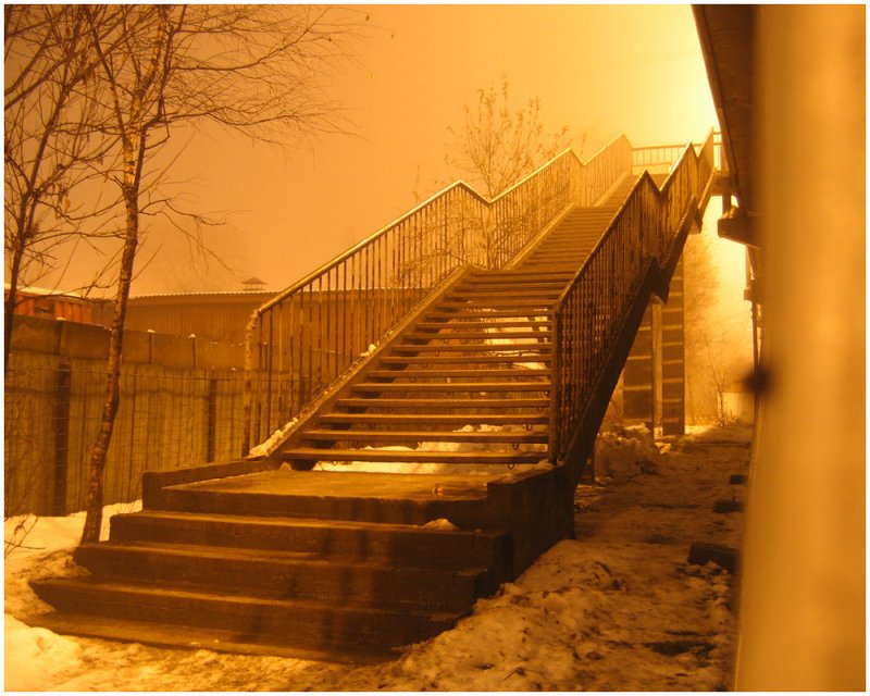 Лестница в городе