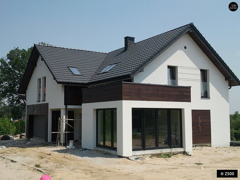 Красивый дом из газоблока