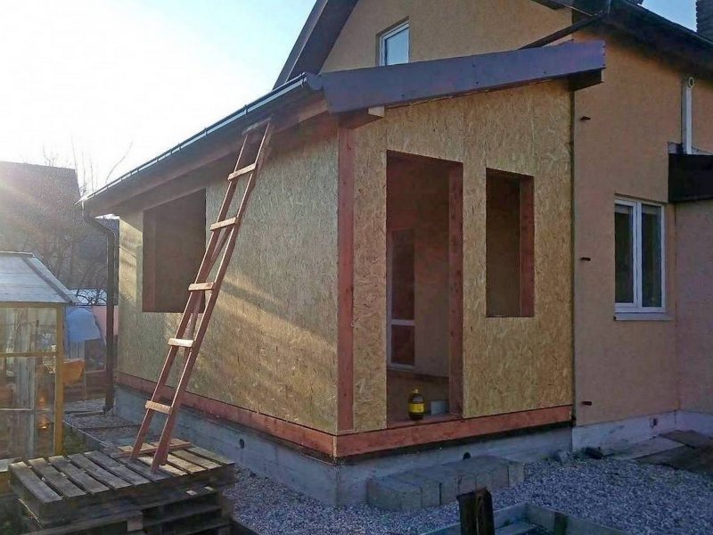 Постройка дачи из СИП панелей