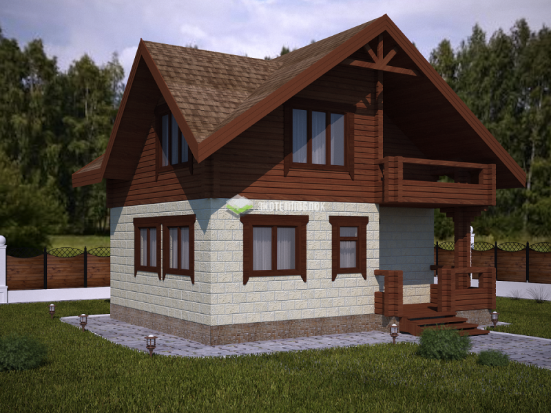 Комбинированный дом