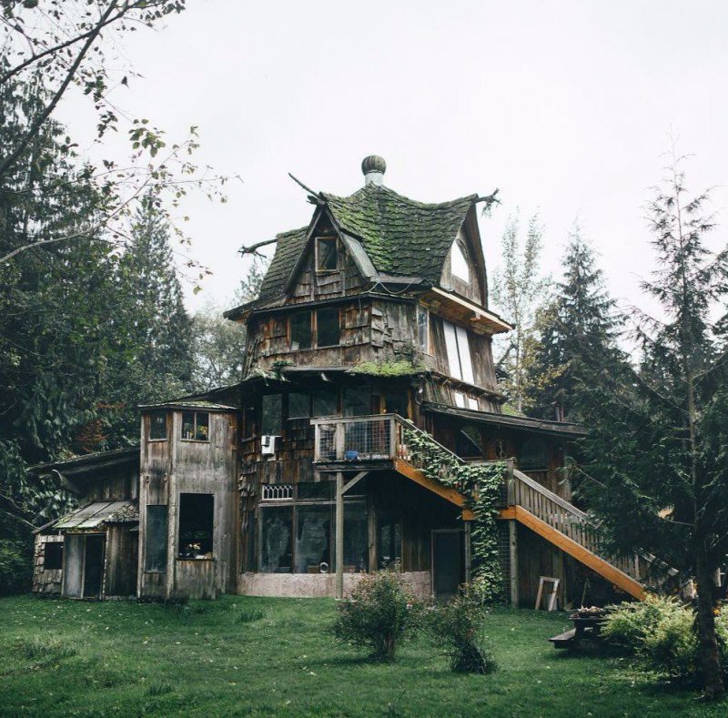 Старинный дом в лесу