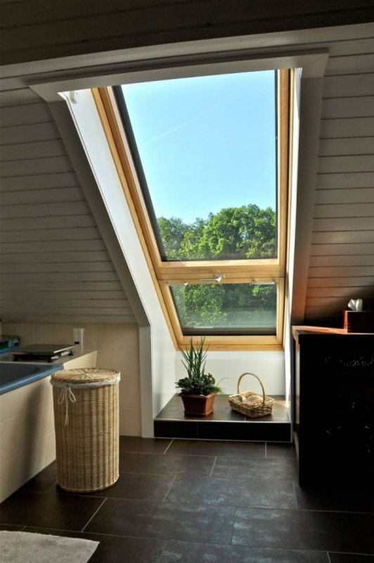Окно балкон Velux