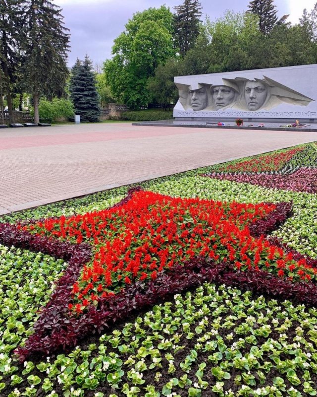 75 Лет Победы цветник Ставрополь