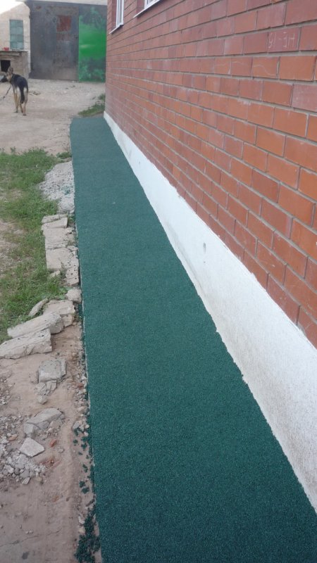 Дорожки из резиновой крошки