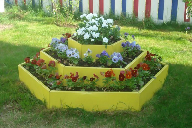 Многоярусные клумбы