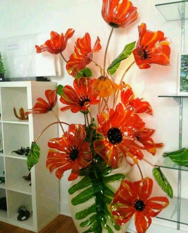 Пластиковые цветы