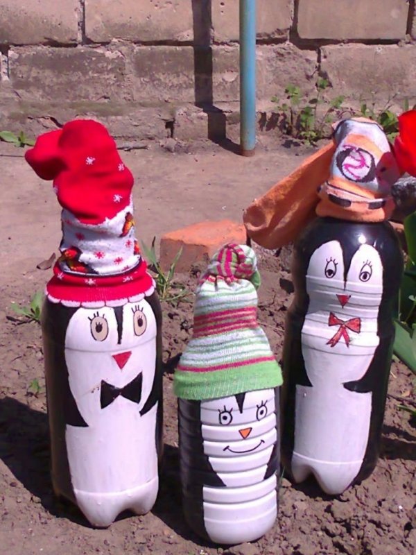Поделка из пластиковой бутылки