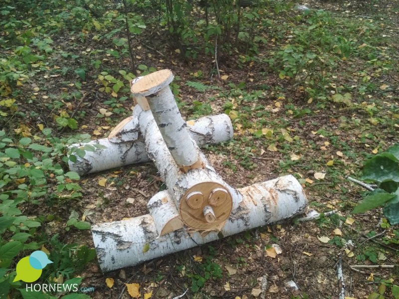 Изиз берёзовых полешек