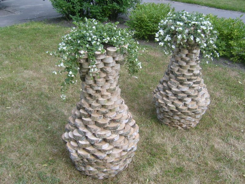 Поделки из бревен