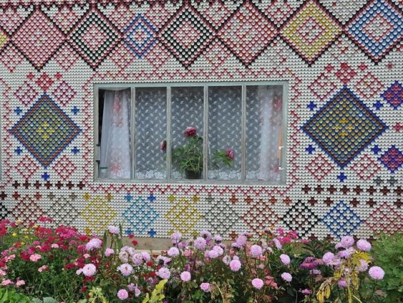 Дорожки из бутылочных крышек