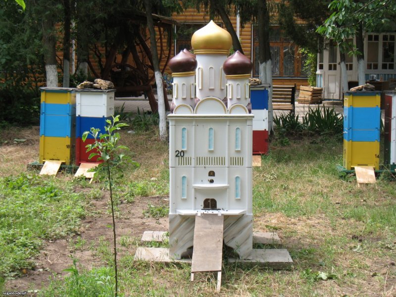 Необычные ульи для пчел