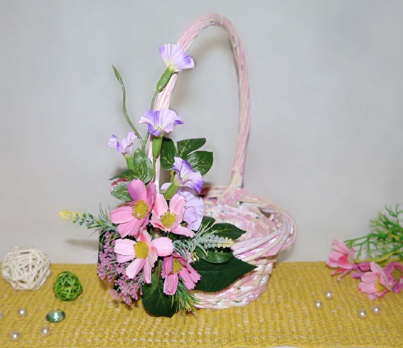 Украшение корзины