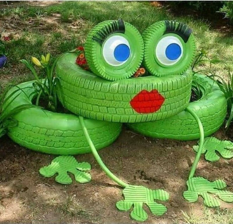 Гусеница из колес