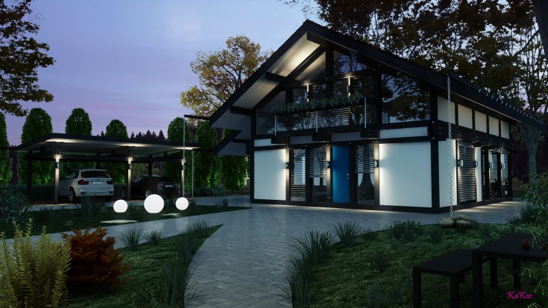 HUF haus фахверк Шале