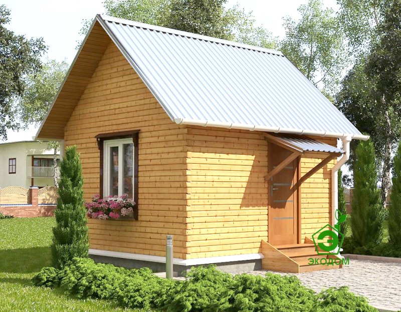 Домики из бруса для дачи
