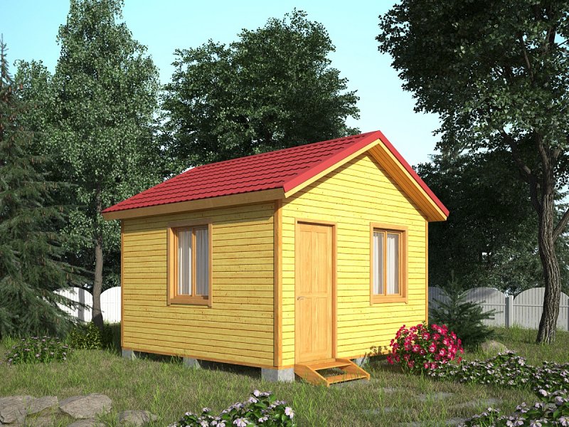 Дачный дом 4х4 каркасник