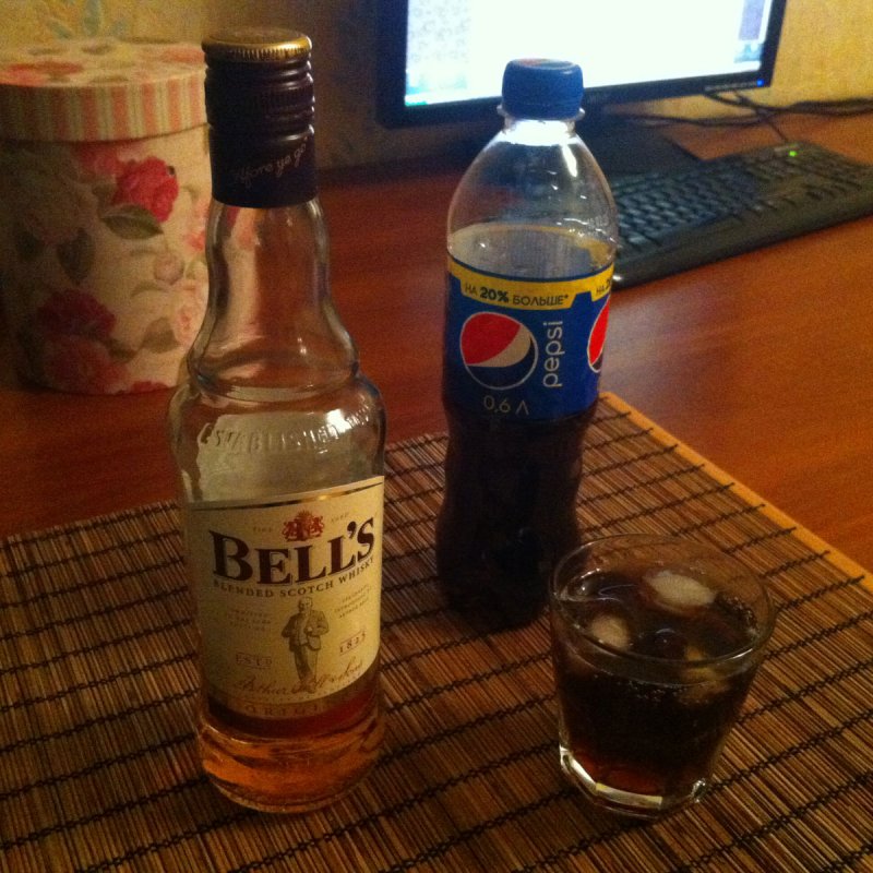 Водка с колой