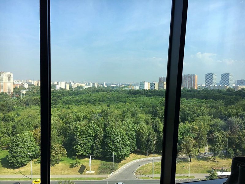 Москва Сити вид из окна