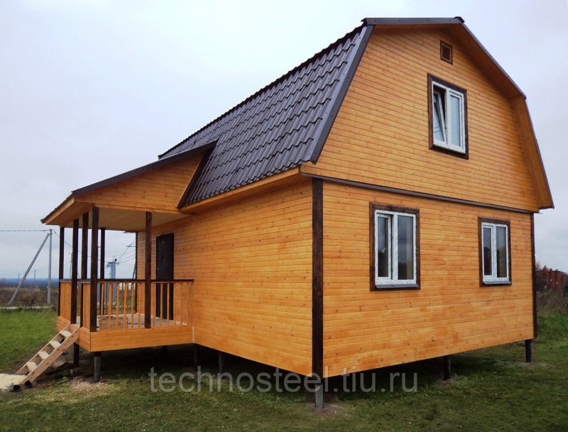 Щитовые дачные дома под ключ