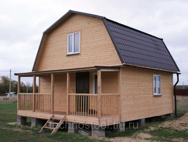 Дачный каркасный дом кедр-к 150