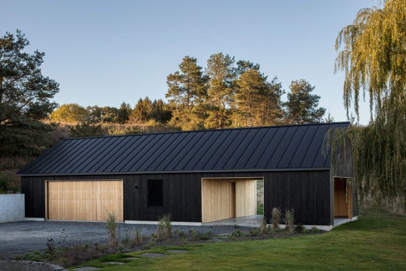 Дом-сарай в Голландии Barn House Eelderwolde