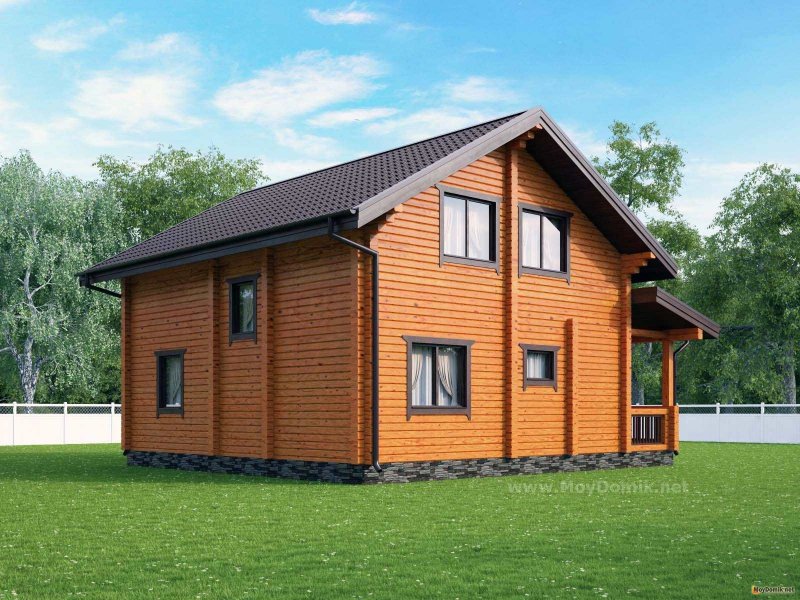 Дом из клееного бруса Саарланд