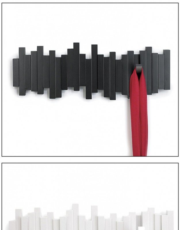 Вешалка настенная Umbra Sticks белая